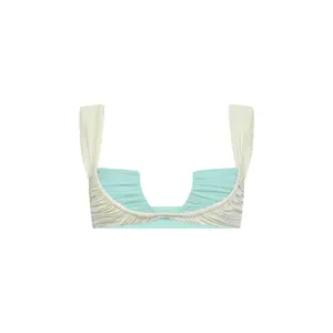 Eclat / Ivory Apricot Aruba Blue - Top