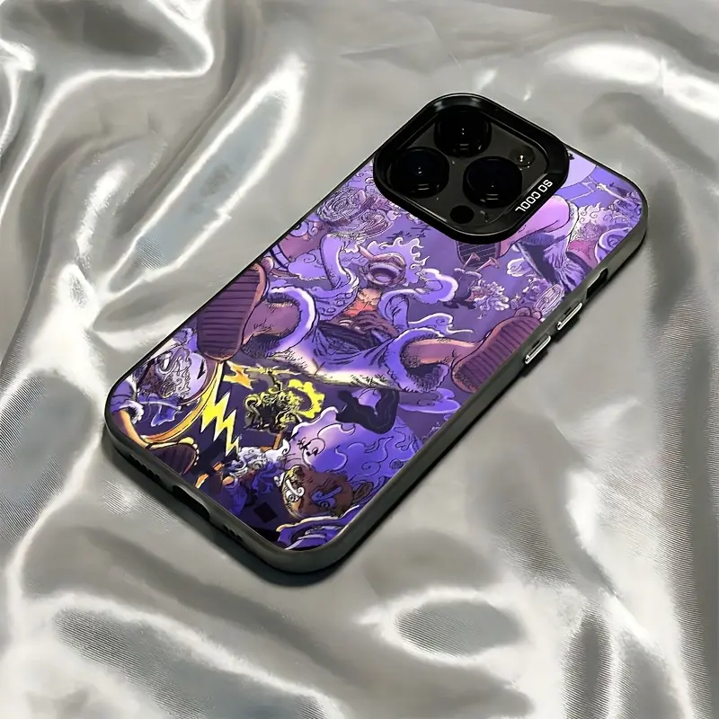 Pirate Anime Straw Hat Plastic Smartphone Case - Shockproof, Anti-Drop, Frosted Casing for iPhone 17,16E,16,15,14,13,12,11 Mini/Pro/Max,Air,X,XR,XS Max,8,7 Plus | Smartphone Protection Accessory