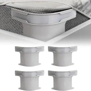 4pcs Heavy Duty Bedsheet Corner Tightener Clips High-quality materials durable and reliable Bed Sheet Grippers for Protectors