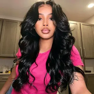 Unice 13x4 200% Pre Everything Free Parting Lace Frontal Wig HD Real Scalp 3D Body Wave Versatile Styling Put On & Go Human Hair Wig