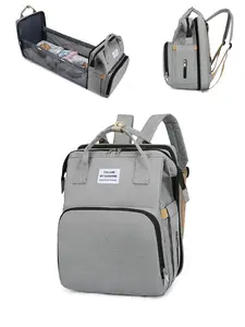 Fashionable Foldable Backpack, Large Capacity Multi-Pocket Handbag, Outdoor Maternity Bag, Stylish Shoulder Bag for Women