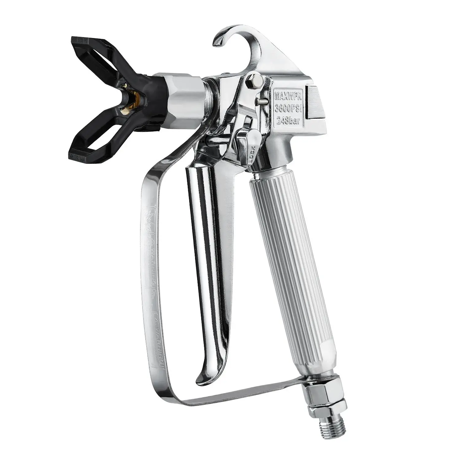 【Summerfinds】VEVOR Airless Paint Spray Gun, 3600PSI High Pressure Airless Paint Sprayer Gun with 517 Tip, Swivel Joint Airless Spray Gun Kit with Filters, Cleaning Needle and Brush, for Airless Spraying Machine