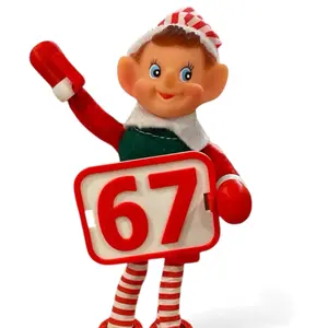 6-7 Elf Sign + MerryMitts | 67 Viral Elf Antic Accessory Set - TikTok