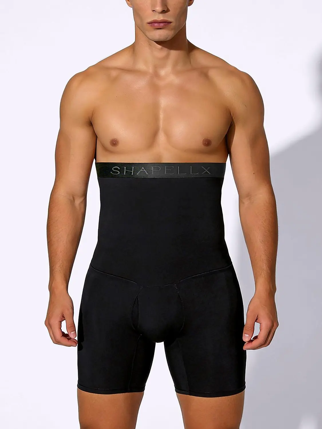 Shapellx Bare Essentials AirSlim Men's High-Waisted Padded Short