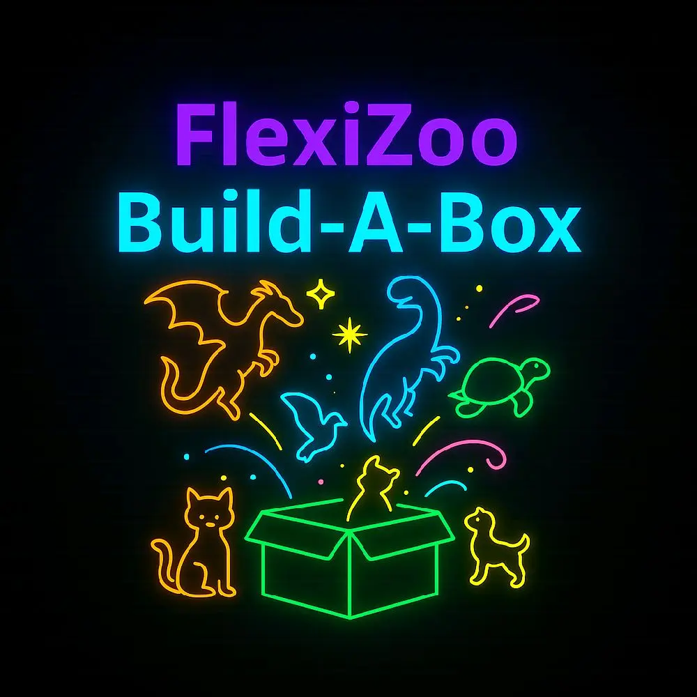 FlexiZoo Build-A-Box | Articulated Dragons, Animals & Fidget Toys – Seasonal Designs