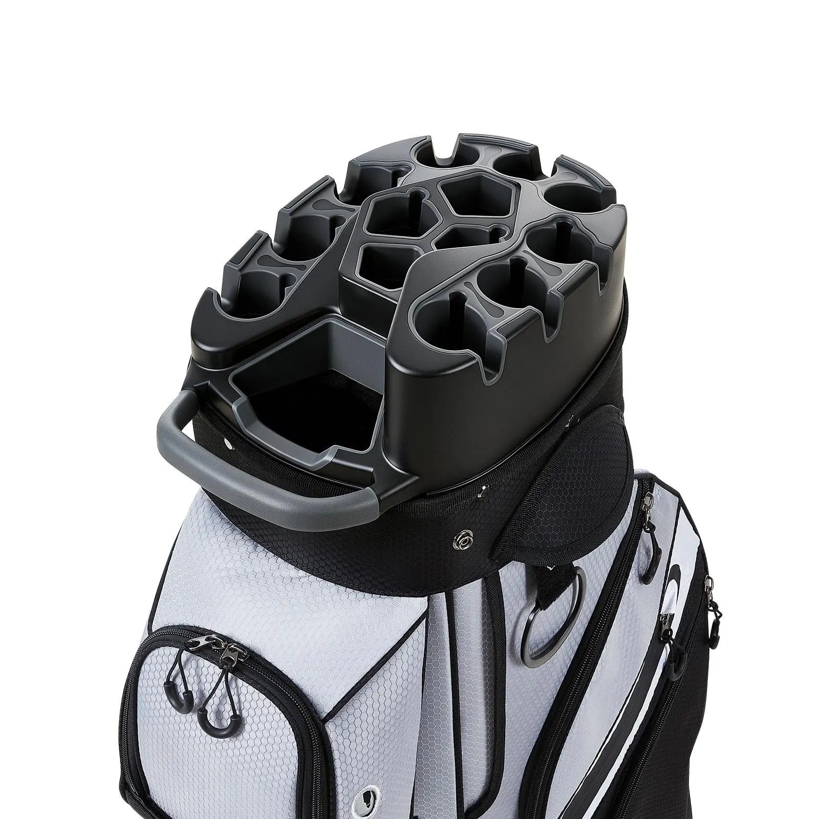 【SummerFinds】VEVOR Golf Cart Bag, 14 Way Top Divider Organizer, Golf Club Bag with Full-length Divider, Handles, Storage Pockets, Shoulder Strap, Rain Hood, Smooth Zippers, Lightweight Polyester for Men & Women