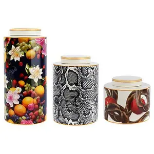 G by Giuliana Tiered Stoneware Canisters 3-Piece Set