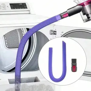 Dryer Vent Cleaner Kit, Portable Hose Attachment for Dyson V6 V7 V8 V10 V11 V12 V15 Cordless Vacuum, Perfect Flexible Crevice Tool