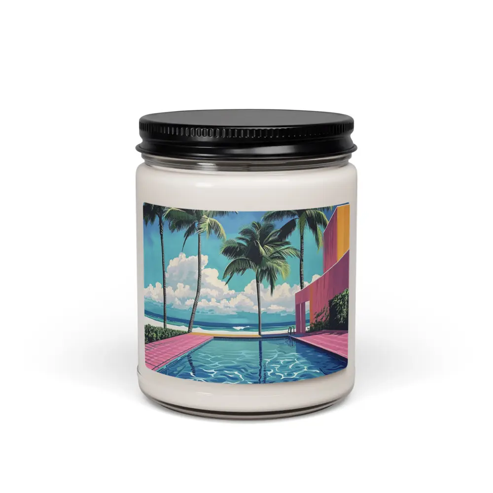 Scented soy candle