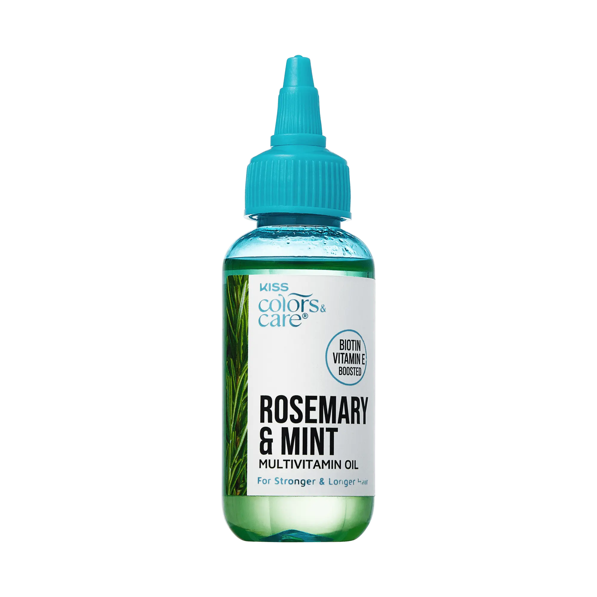 Kiss Colors & Care Multivitamin Oil - Rosemary & Mint | For Stronger & Longer Hair, Hair & Body, Beauty Products, 2.5 oz