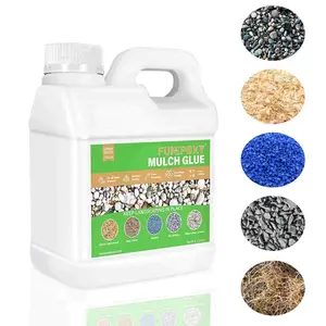 Fast Drying Mulch Glue - 32oz - Gravel Rock Landscape Stones Hold Safe for Pets
