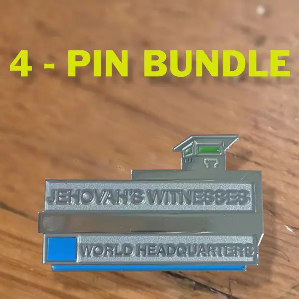 WATCHTOWER WARWICK 4 Pack Bethel Lapel Pin - JW