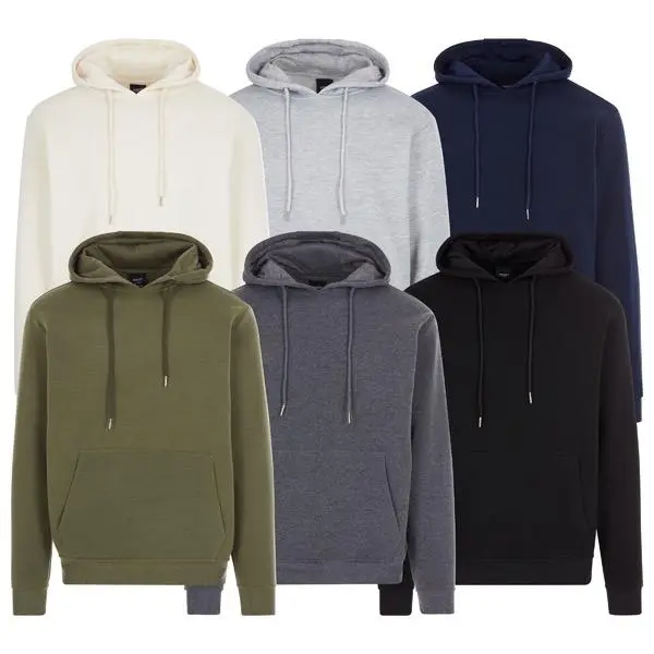 3-Pack Men's Heavyweight Fleece Lined Full- Zip & Pullover Hoodie Sweatshirt (Sizes M-XXL) casual hoodie Long Sleeve Menswear