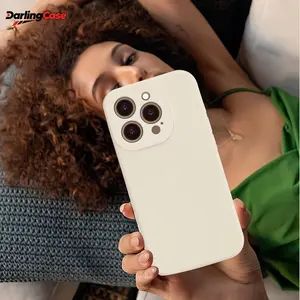 DarlingCase Straight Edge Silicone iPhone 17 Pro Max Case . Slim Soft Touch Skin-Feel Cover – Feels So Smooth, Clean Look, Everyday Vibes (Fits iPhone 11–17 Pro Max Plus)