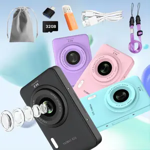 HD 1080P Digital Cameras with SD Card, 16XDigitalZoom Camera, Portable Mini Camera for Boys Girls,Point and ShootPortable Camera Digital for Gifts Compact Picture