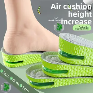 Men's and Women's Invisible Height Increase Insoles Sports Shock Absorption Comfortable