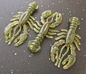 Sapper Baits 3.4" Breacher Craw- Watermelon Recon- Watermelon with Red and Black Flake