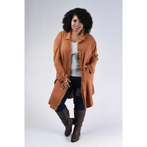 Kiss Me Again Cardigan, Rust