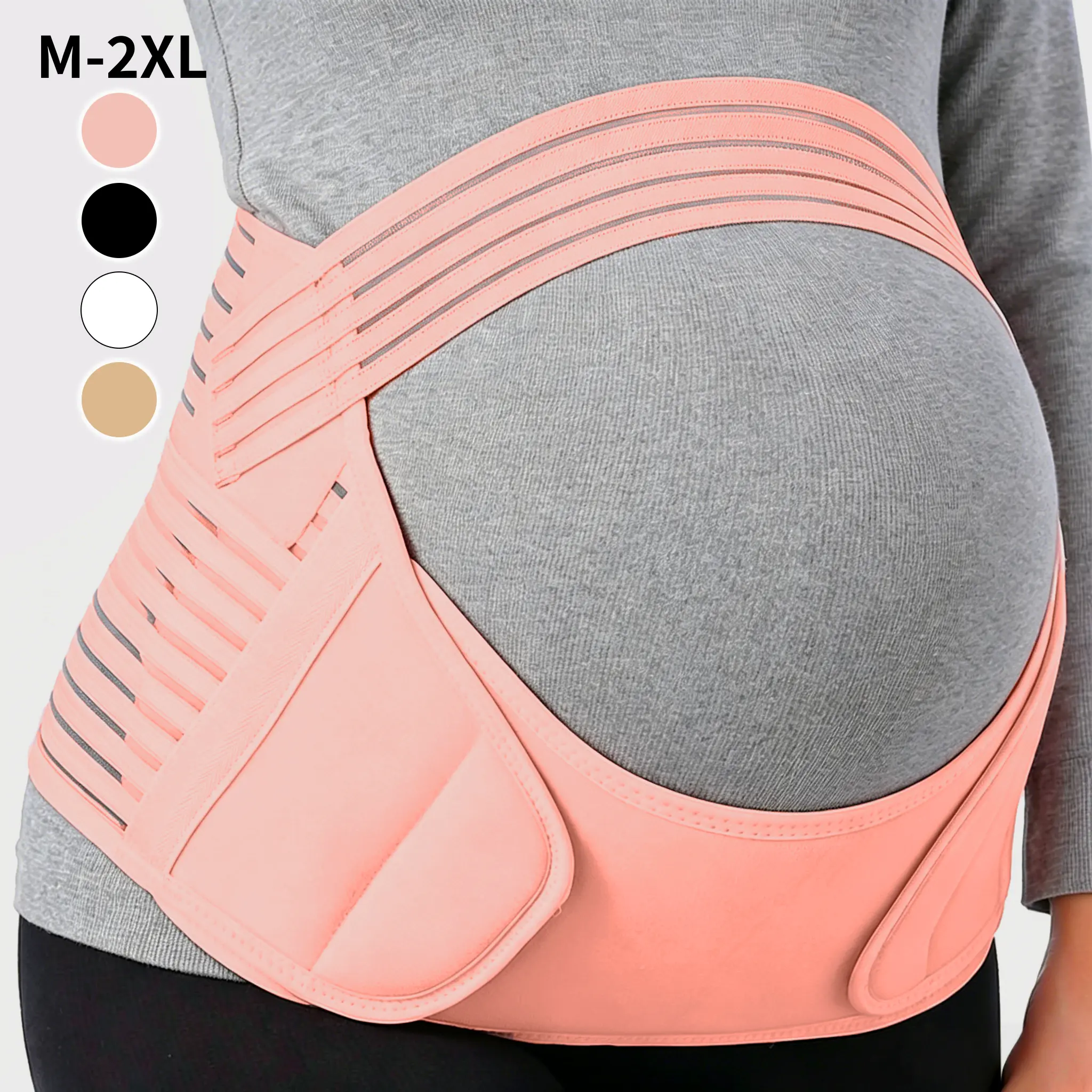 Maternity Belt, Breathable & Adjustable Waistband, Pregnancy Belly Band, Maternity Band, Maternity Supplies, Pregnant Plus Size