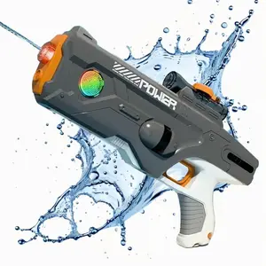 Electric Water Spray Toy, Large Capacity Automatic Water Absorption Water Gun Toy, Outdoor Water Toy for Summer Beach Pool