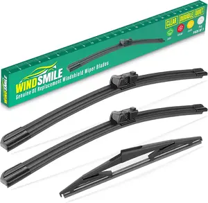 26" 19" 10" Windshield Wiper Blades Replacement for Nissan Pathfinder 2022 2023 2024 2025 Premium All Weather Front Rear Wipers Set - OEM Quality (Pack of 3)