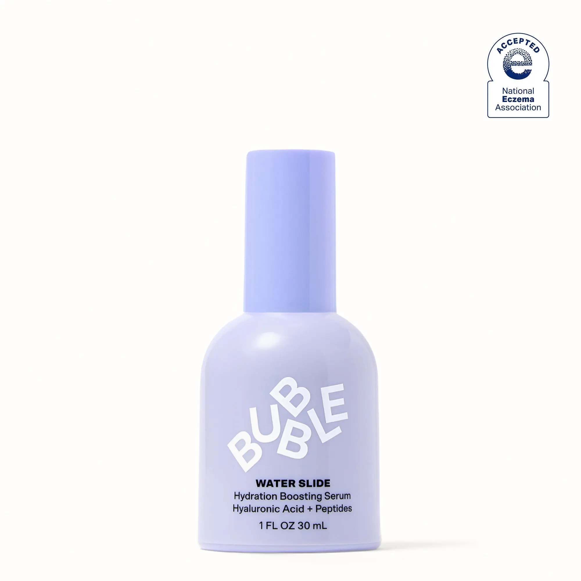 Bubble Skincare Water Slide Hydrating Serum, Hyaluronic & Ceramides Moisturizer with Instant Hydration, Silky Texture