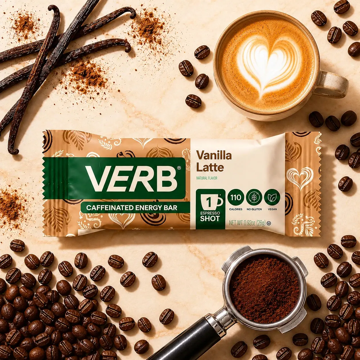 Vanilla Latte - Caffeinated Energy Bar