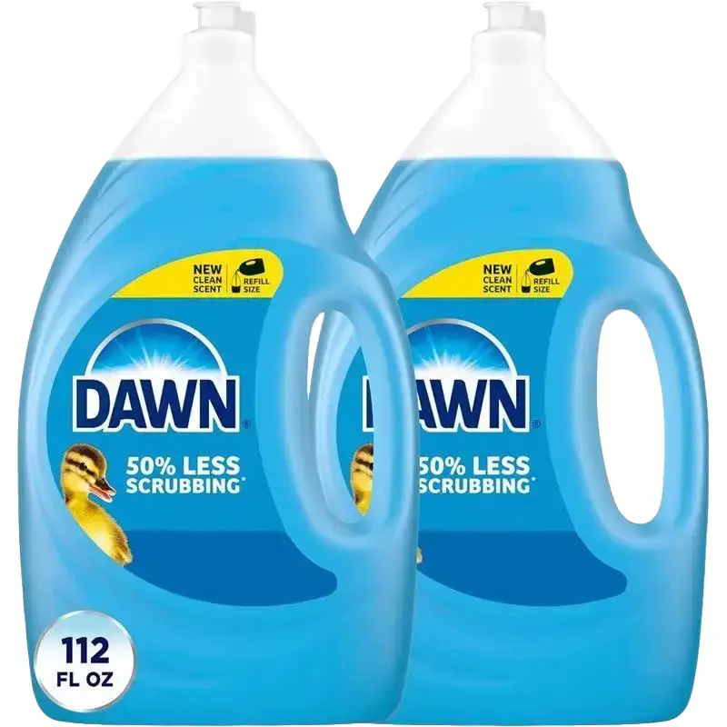 2 Pack 56 Fl Oz Original Scent Soap Dishwashing Liquid, Dish Soap Refill
