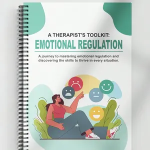 Emotion Regulation Super Set, Emotion Management Workbook, Therapeutic Worksheet, Self-Regulation, Corner Relief, Nervous System Regulation