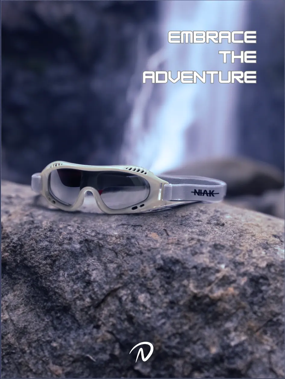 NIAK LENSES - SNOW WHITE - White Frames, 3 Lens Options