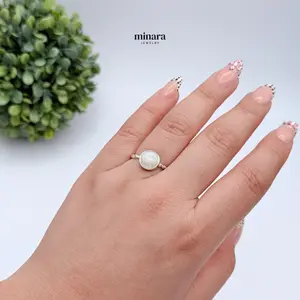 MINARA 950 Silver LUNA Twisted Ring - Anillo Entorchado