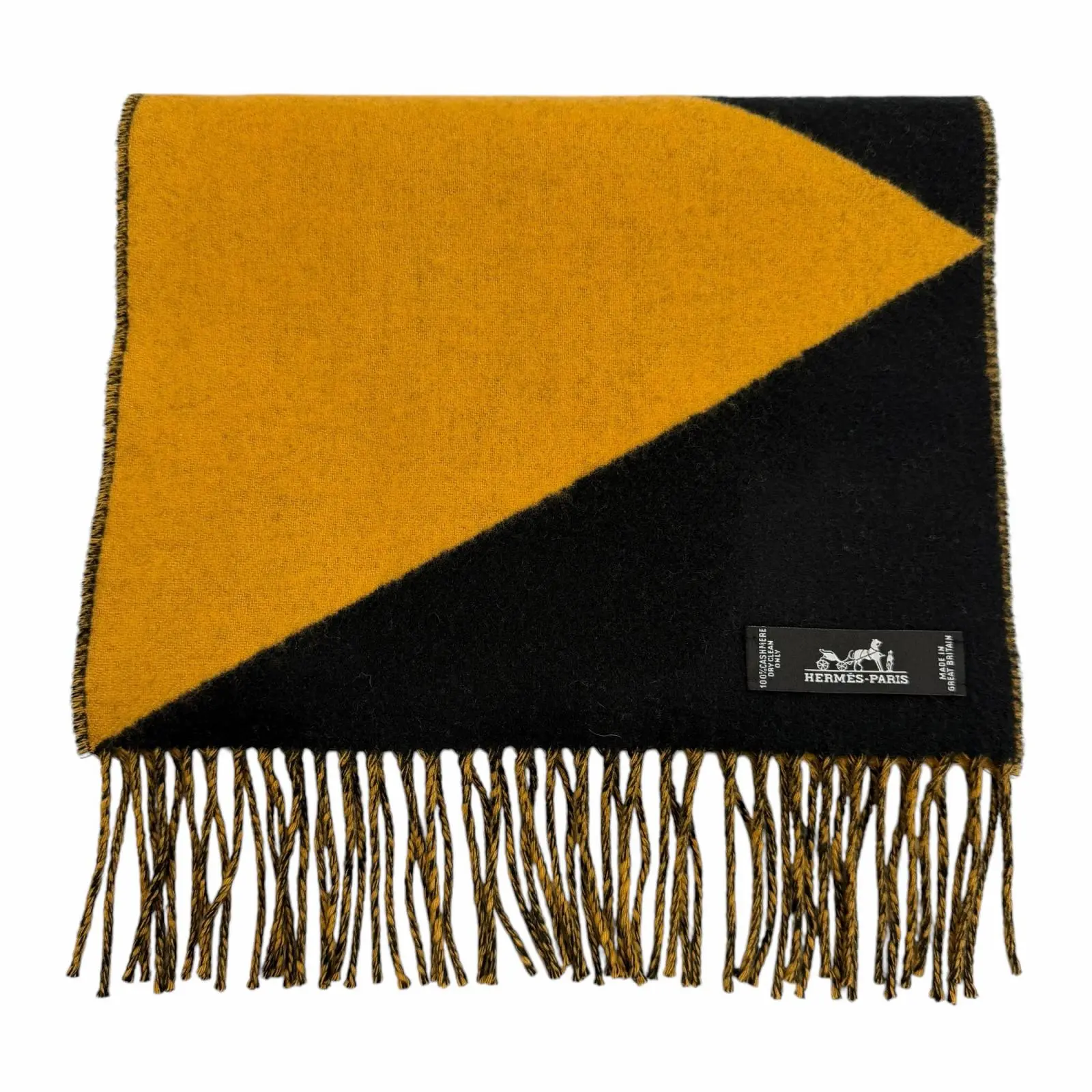 Pre-owned HERMÈS Cashmere Small Leather Goods Hermes Scarf