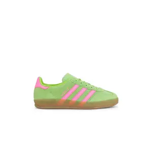 adidas Originals Gazelle Indoor in Semi Lucid Green, Lucid Pink & Gum 4