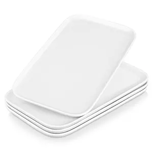 White Serving Platter Set