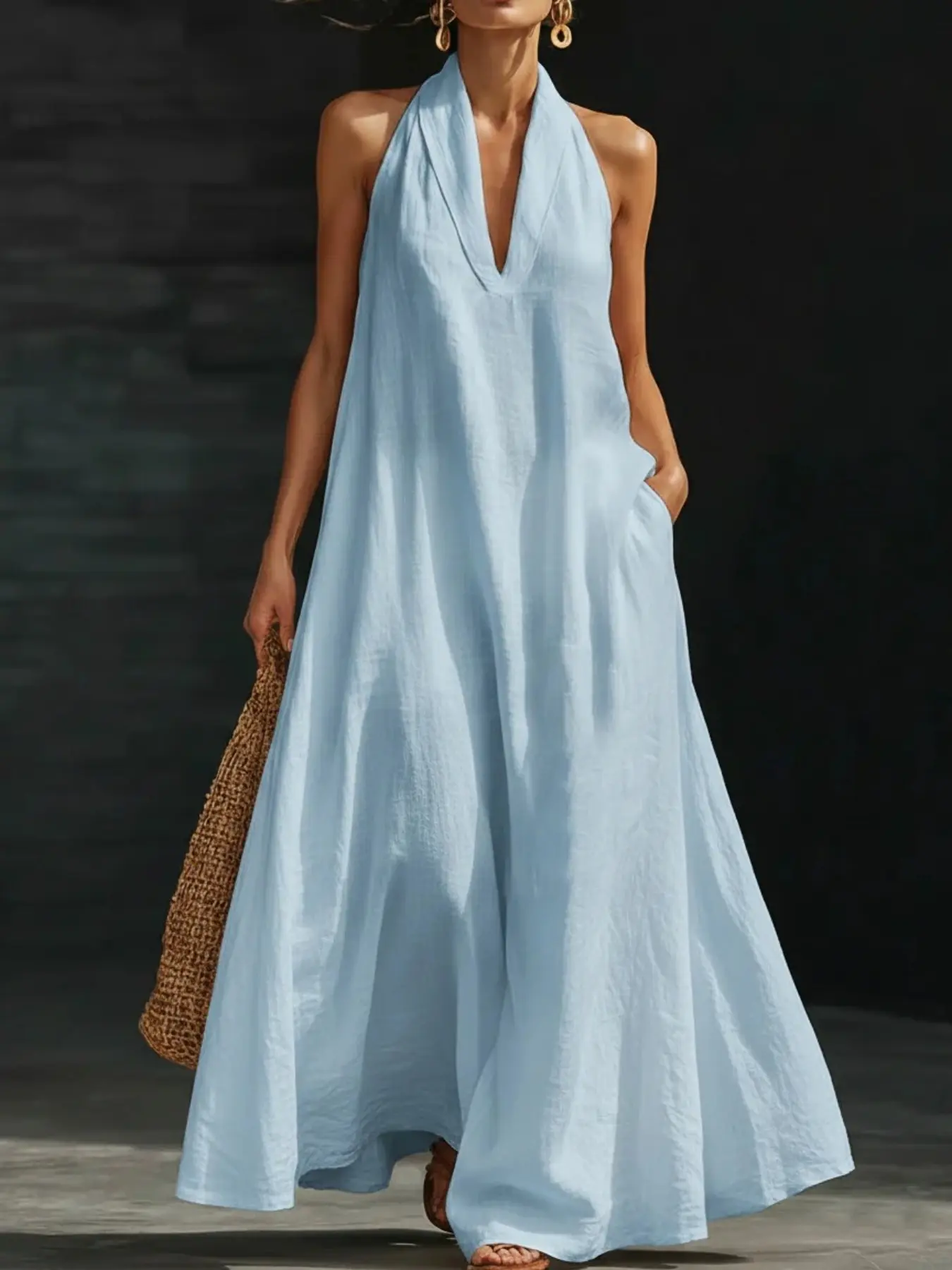 Boohoo Plunge neck s dres - TikTok Shop