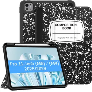 Fintie Slim Case for iPad Pro 11-inch M5/M4 (2025/2024), Soft TPU Back & Built-in Pencil Holder, Auto-Wake/Sleep, M5 iPad Pro 11 Protective Cover