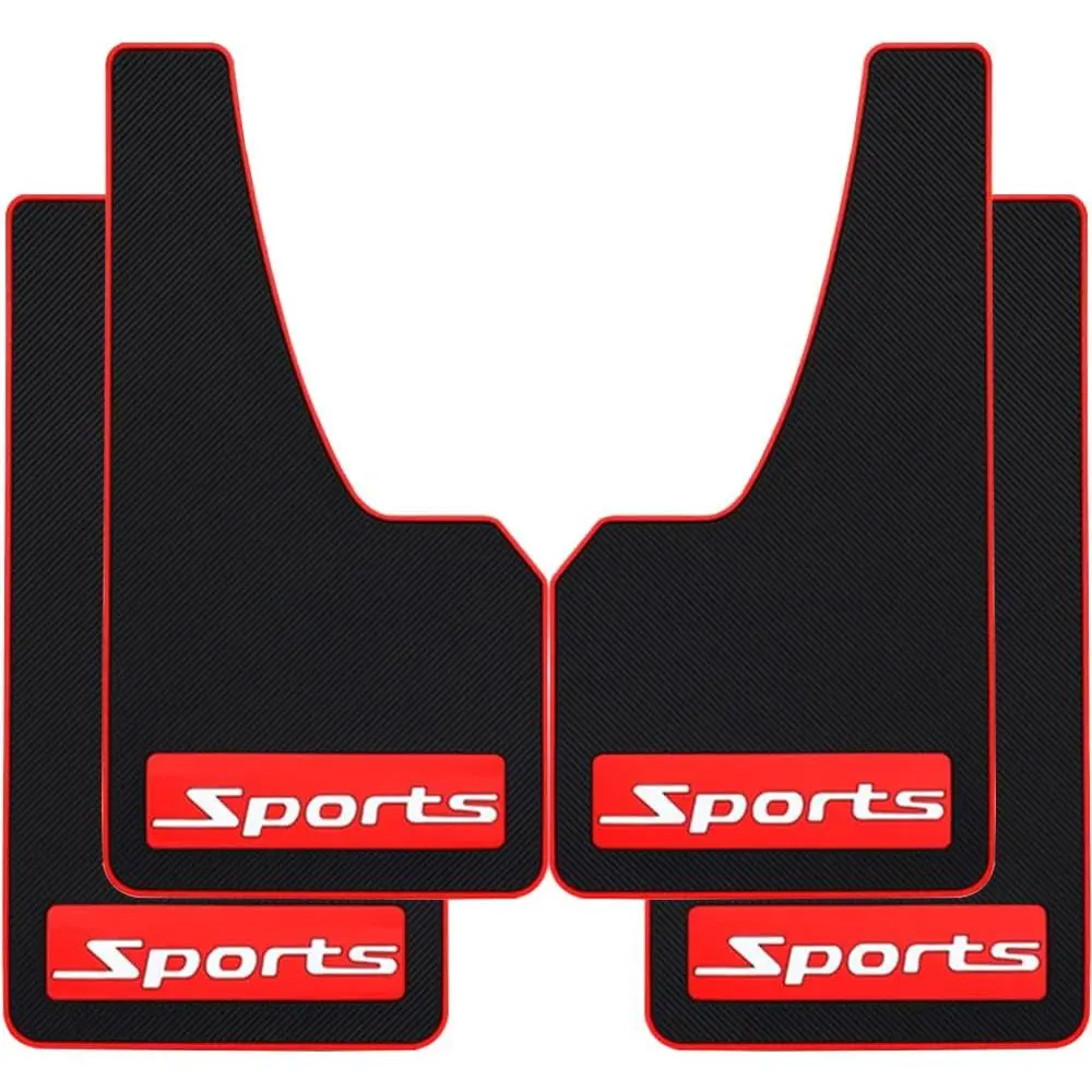 4 count  Mud Flaps Universal Fit Fender Splash Guards No  Rubber Mud Flaps for  SUV