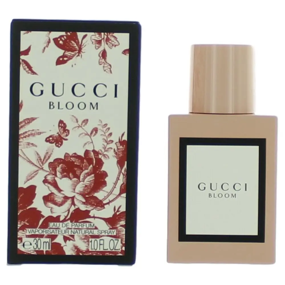 Gucci Bloom EDP Spray - 1 oz Perfumes for Women, Signature Scent, Floral, Jasmine, 1 To 1.9 Fl Oz, Elegant Women's Fragrance