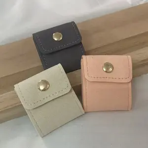 Mini Ring Jewelry Bag Portable Simple Travel Accessories Earrings Velvet Storage Bag