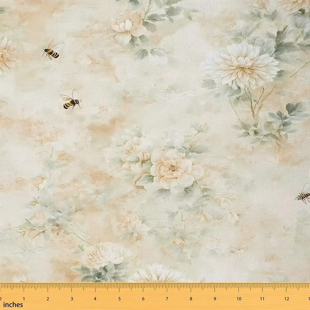 Vintage Fabric Flowers Upholstery Fabric Chairs Spring Waterproof Indoor Outdoor Decor DIY Sewing Craft Projects Boho