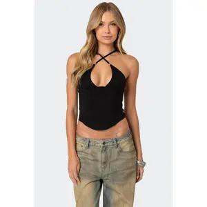 Lou Crossover Beaded Corset Lou Crossover Beaded Corset