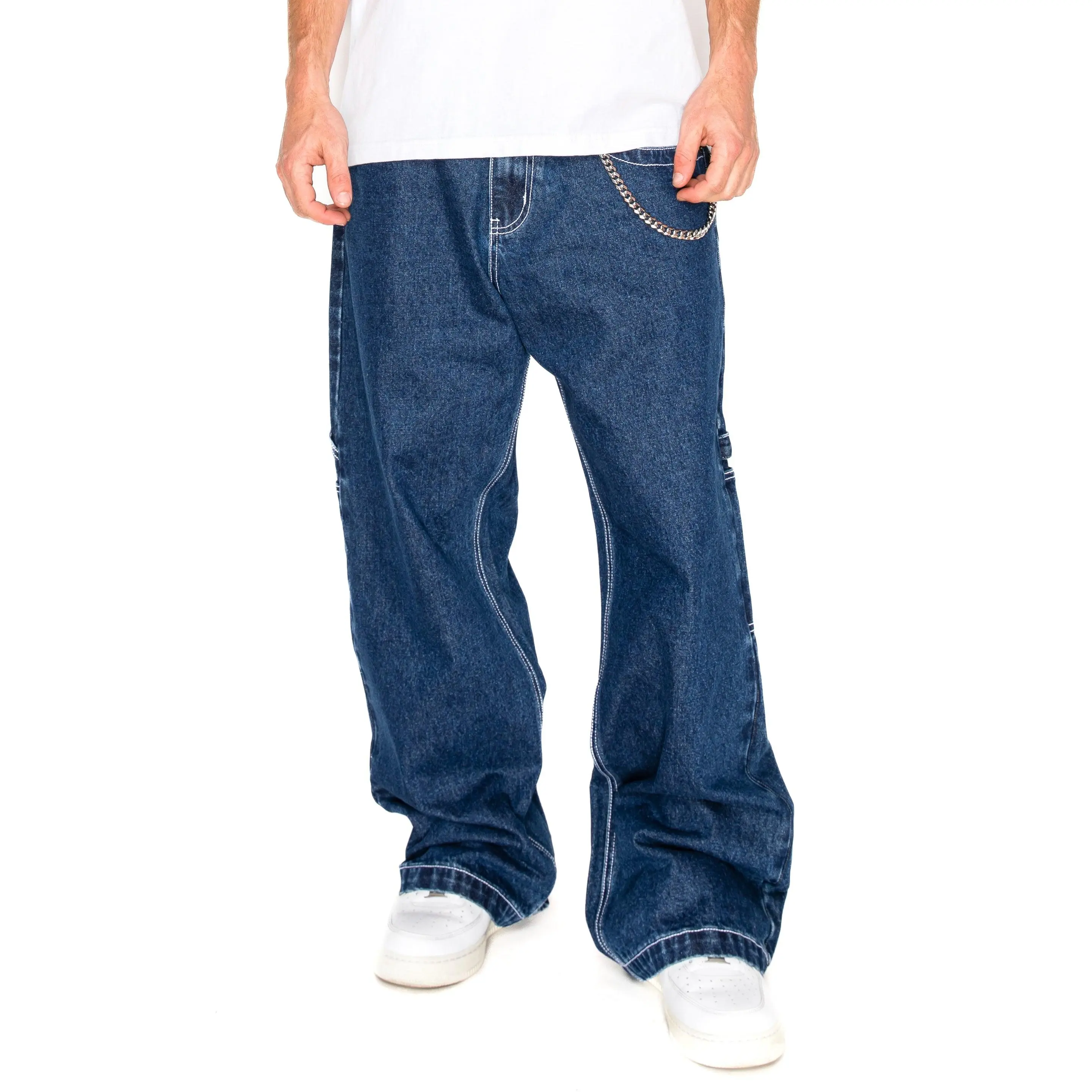 VICTORIOUS KRAKEN Ultra Baggy Carpenter Jeans Y2K Menswear Streetwear VICTORIOUS KRAKEN Ultra Baggy Carpenter Jeans Y2K Menswear Streetwear