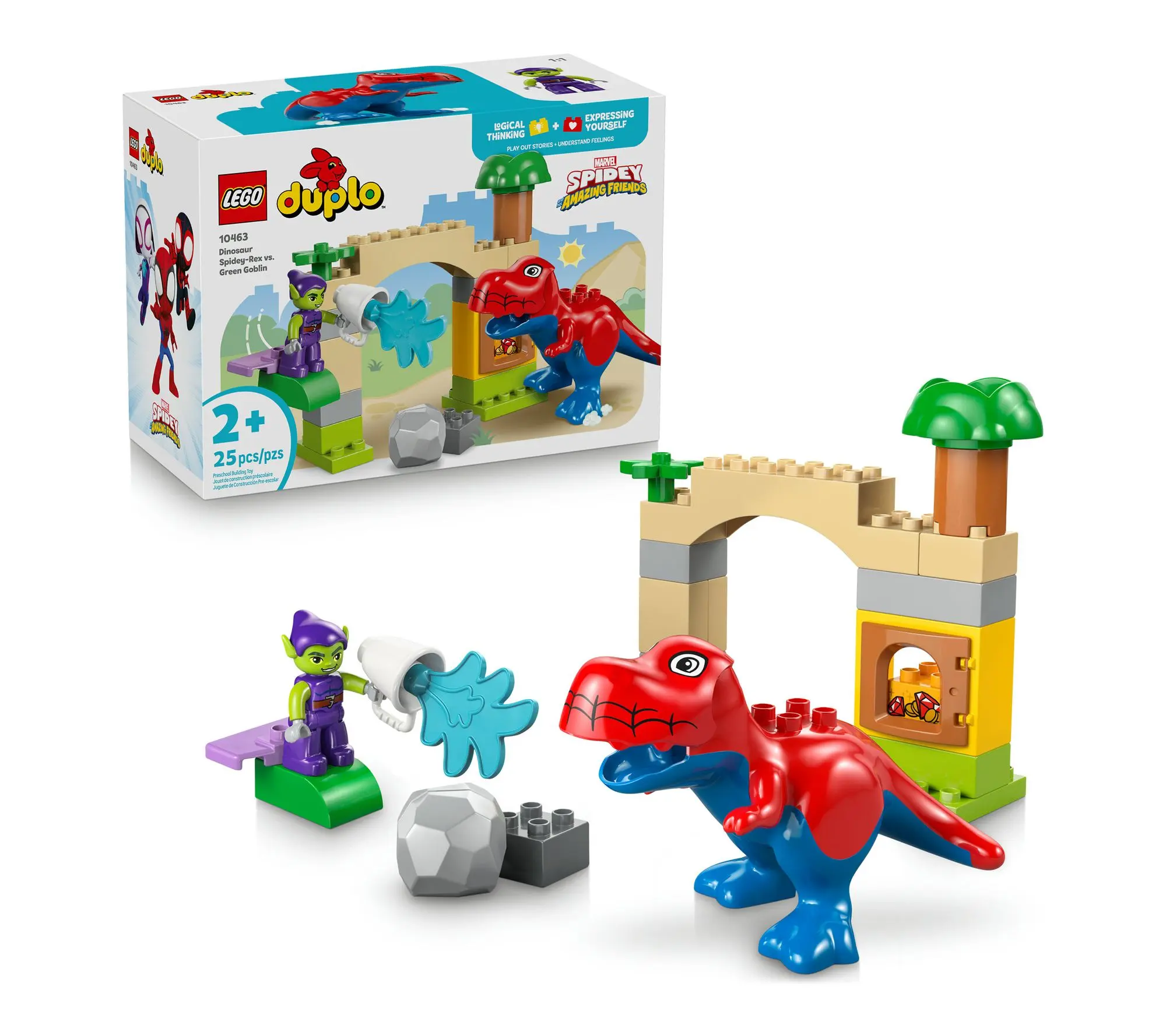 LEGO DUPLO Disney TM Dinosaur Spidey-Rex vs. Green Goblin 1046 LEGO DUPLO Disney TM Dinosaur Spidey-Rex vs. Green Goblin 1046