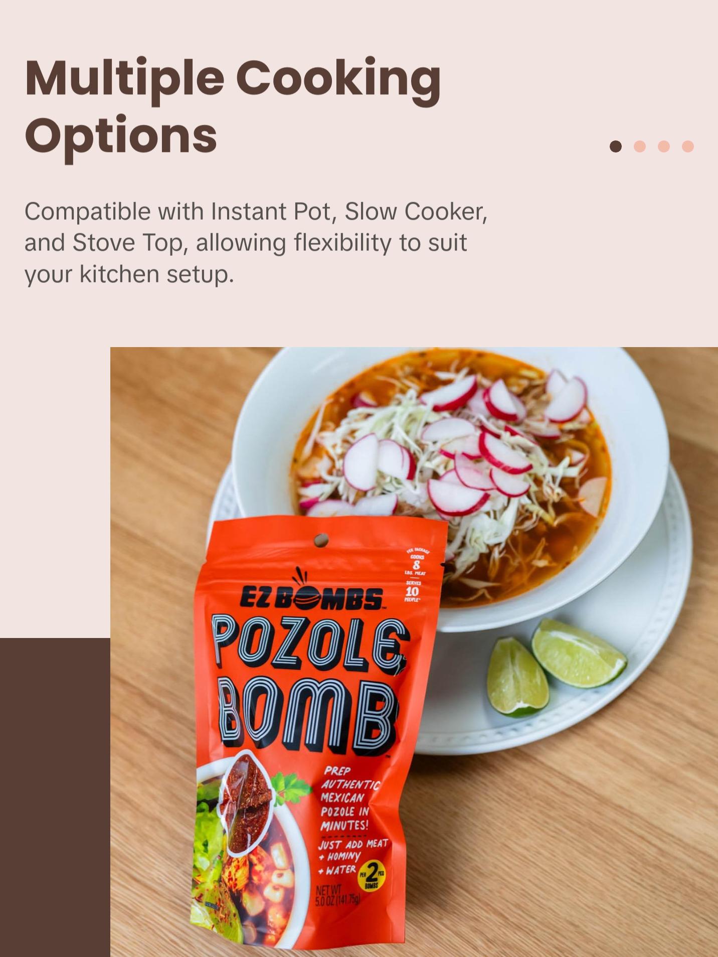 PozoleBombs bundle by EZ Bombs - Seasoning Spice Bomb Flavor for Authentic Mexican Dishes - Traditional PozoleBombs bundle by EZ Bombs - Seasoning Spice Bomb Flavor for Authentic Mexican Dishes - Traditional