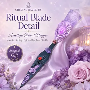 Crystal Ritual Dagger for Spiritual Protection