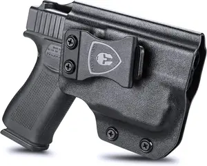 WARRIORLAND IWB Kydex Holster, Compatible with (No Railed/NO MOS Version) Glock 43 /43X / 48 with TLR-6 / TLR-6 HL/TLR-6 HL G Light, Adj. Cant & Retention, Right- / Left-Hand Option