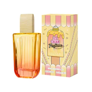 EBYVEN Vanilla Gourmand Perfume for Women, Creamy & Sweet Fragrance with Ambergris Notes, Orange Ice Cream Bottle, 1.7 fl oz / 50ml, 1 To 1.9 Fl Oz