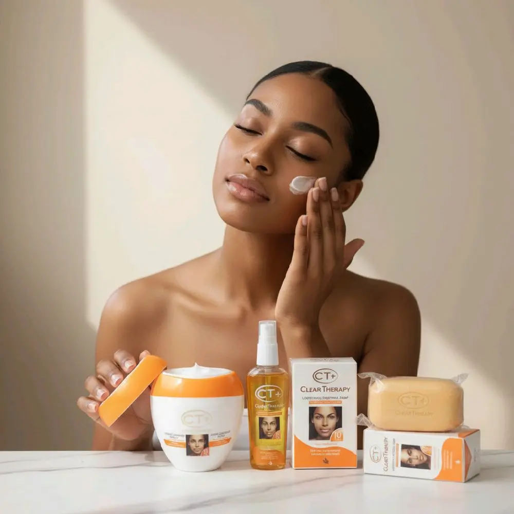 CT+ Clear Therapy Extra Cream, 500 ml Hydrating Body Cream for Dry Skin with Soothing Benefits