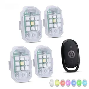 Strobe Lights Kit 2/4Pcs RGB Aircraft Rock Lights with Remote for Cars Trucks ATVs Motorcycles Greenish Spring tiktokshopspringglowup