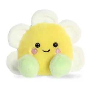 Palm Pals Adorable Deon Daisy 5 inch White Mini Soft Plush Collectable Stuffed Animal